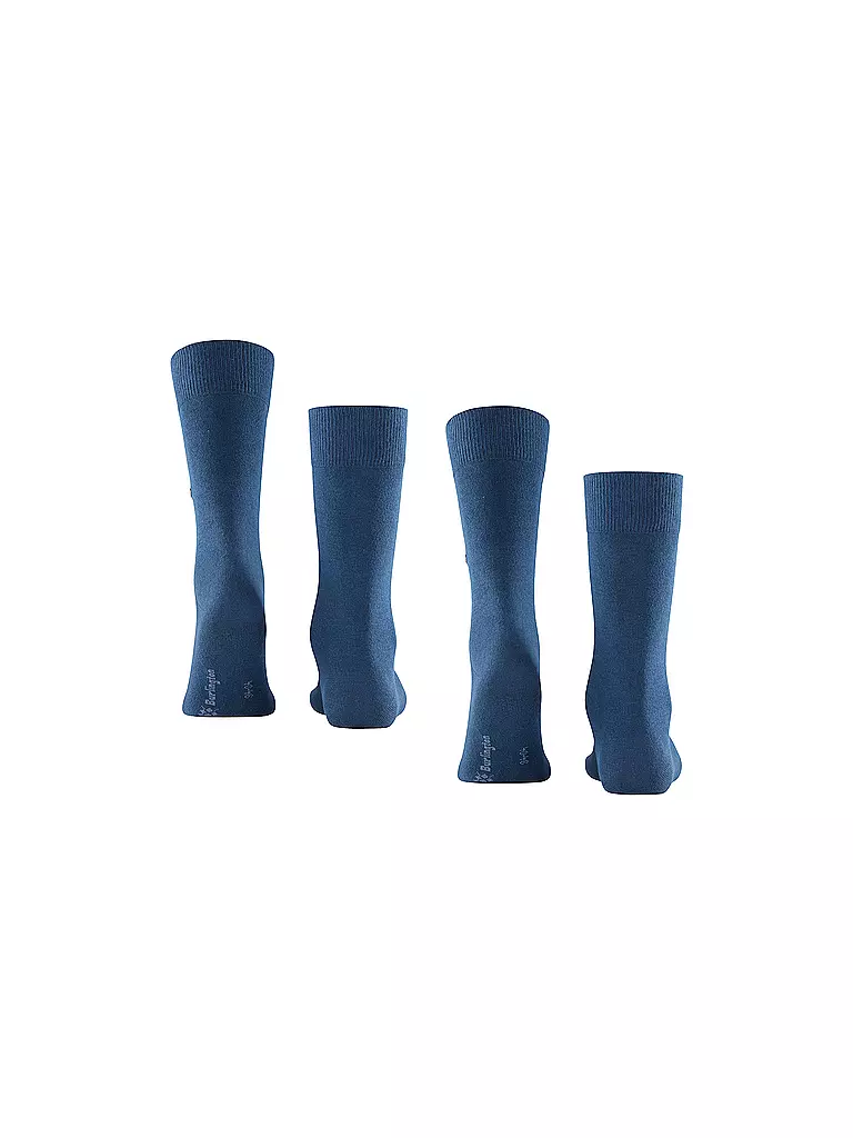 BURLINGTON Herren Socken EVERYDAY 2-er Pkg. 40-46 light denim blau