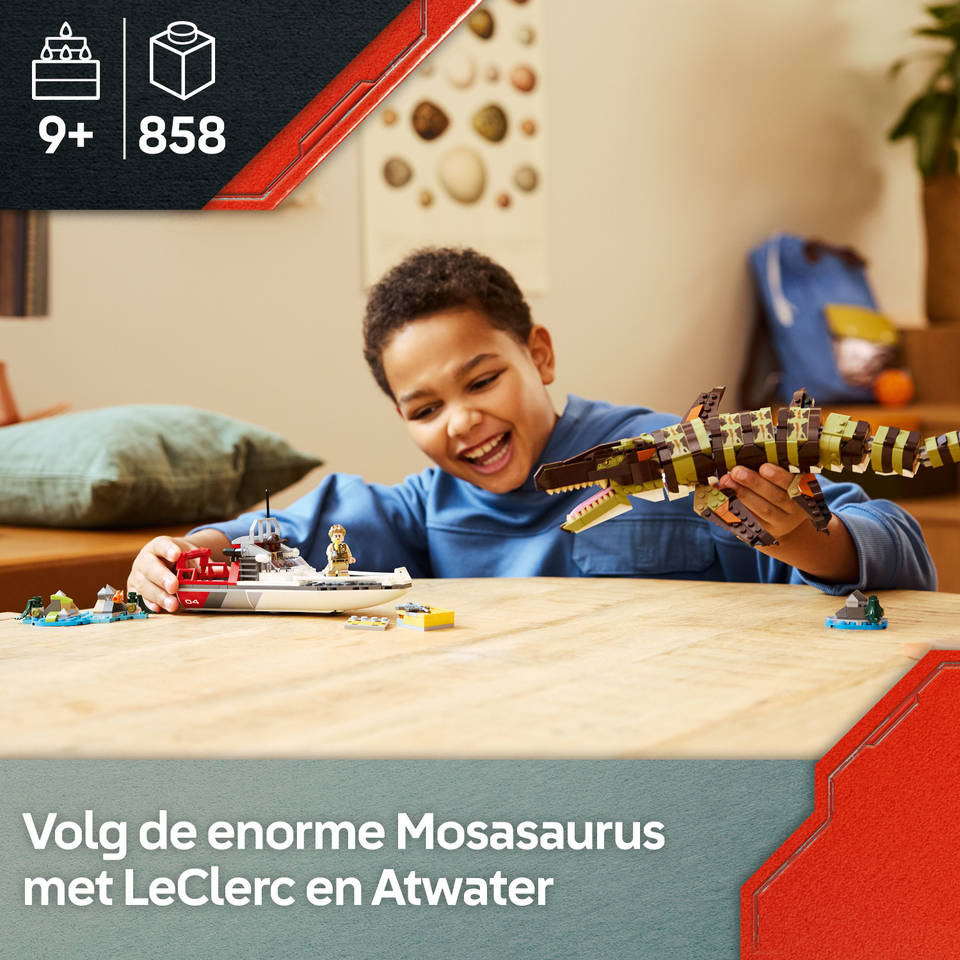 LEGO Jurassic World bouwbare Mosaurus bootmissie 76974