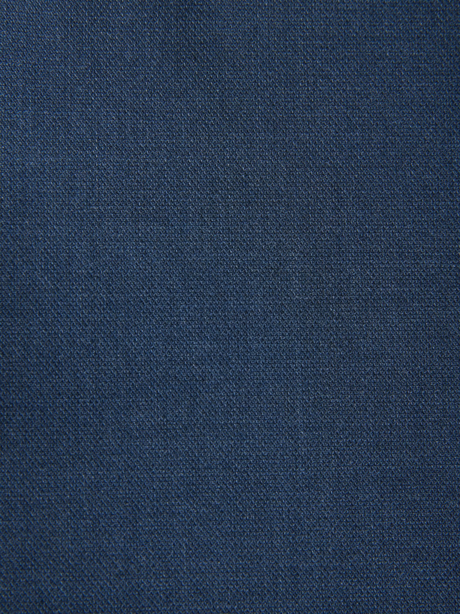 Blauw - Muscle fit meegevend stretchkostuumjasje