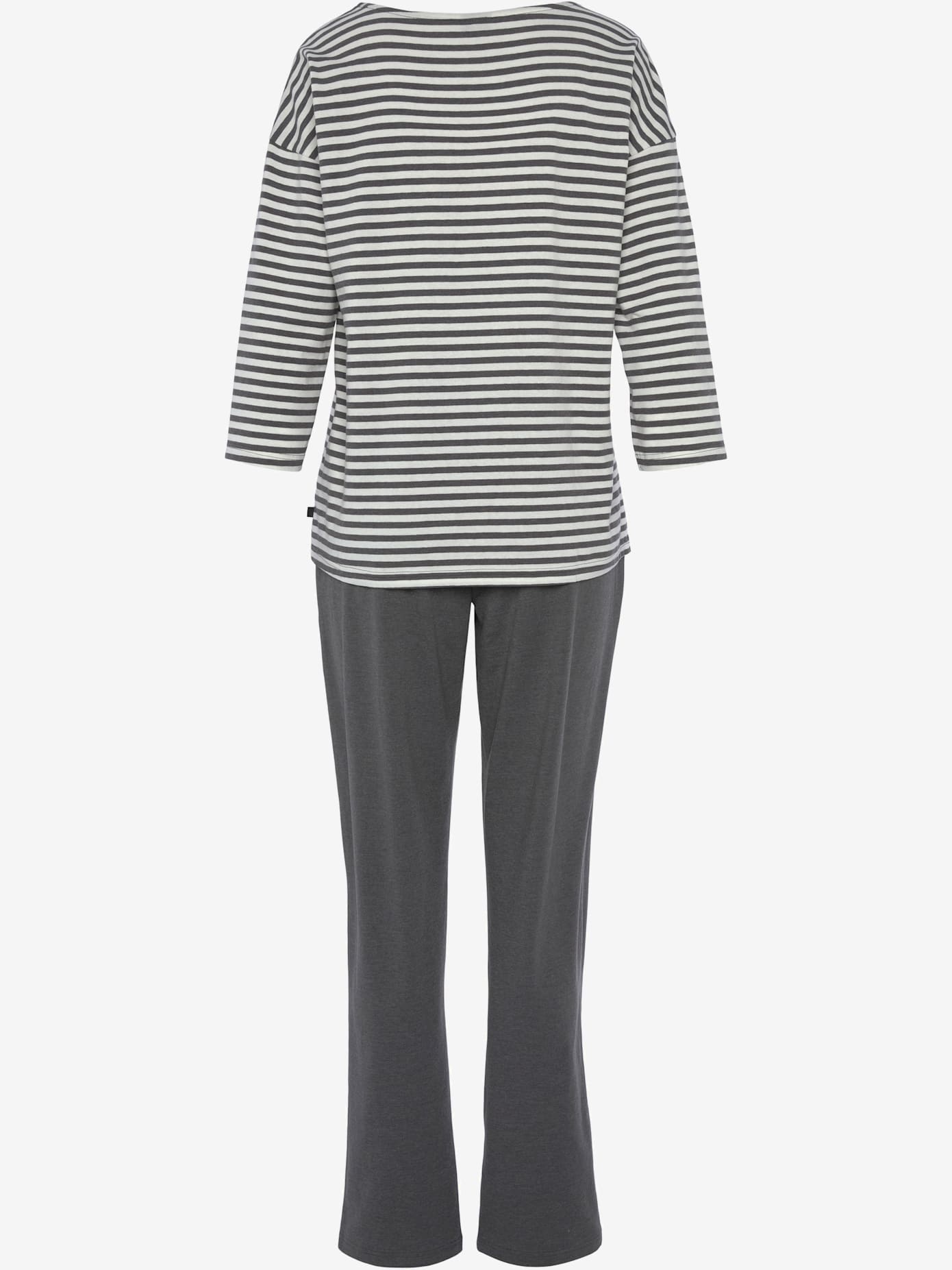 Pyjama à rayures en fils teintés