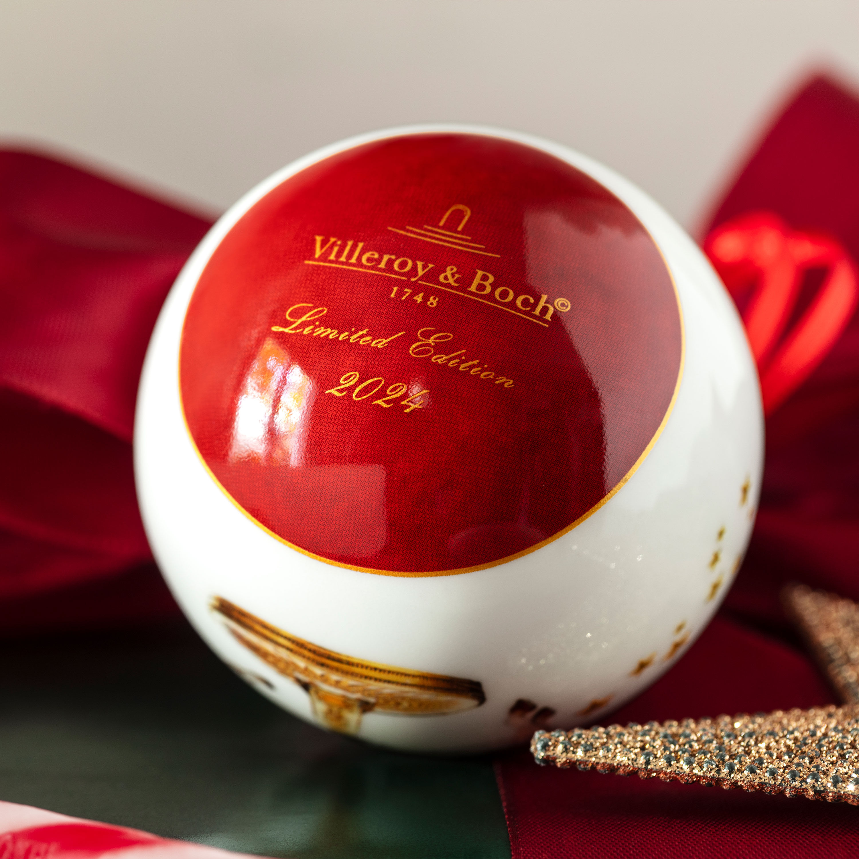 Annual Christmas Edition Ball , Multi-colored, , 2.6'' x 3.1''