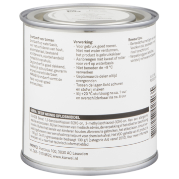 Karwei grondverf binnen wit 250 ml