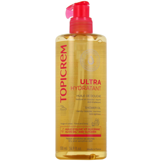 Topicrem huile de douche hydratante - Peau sèche et sensible