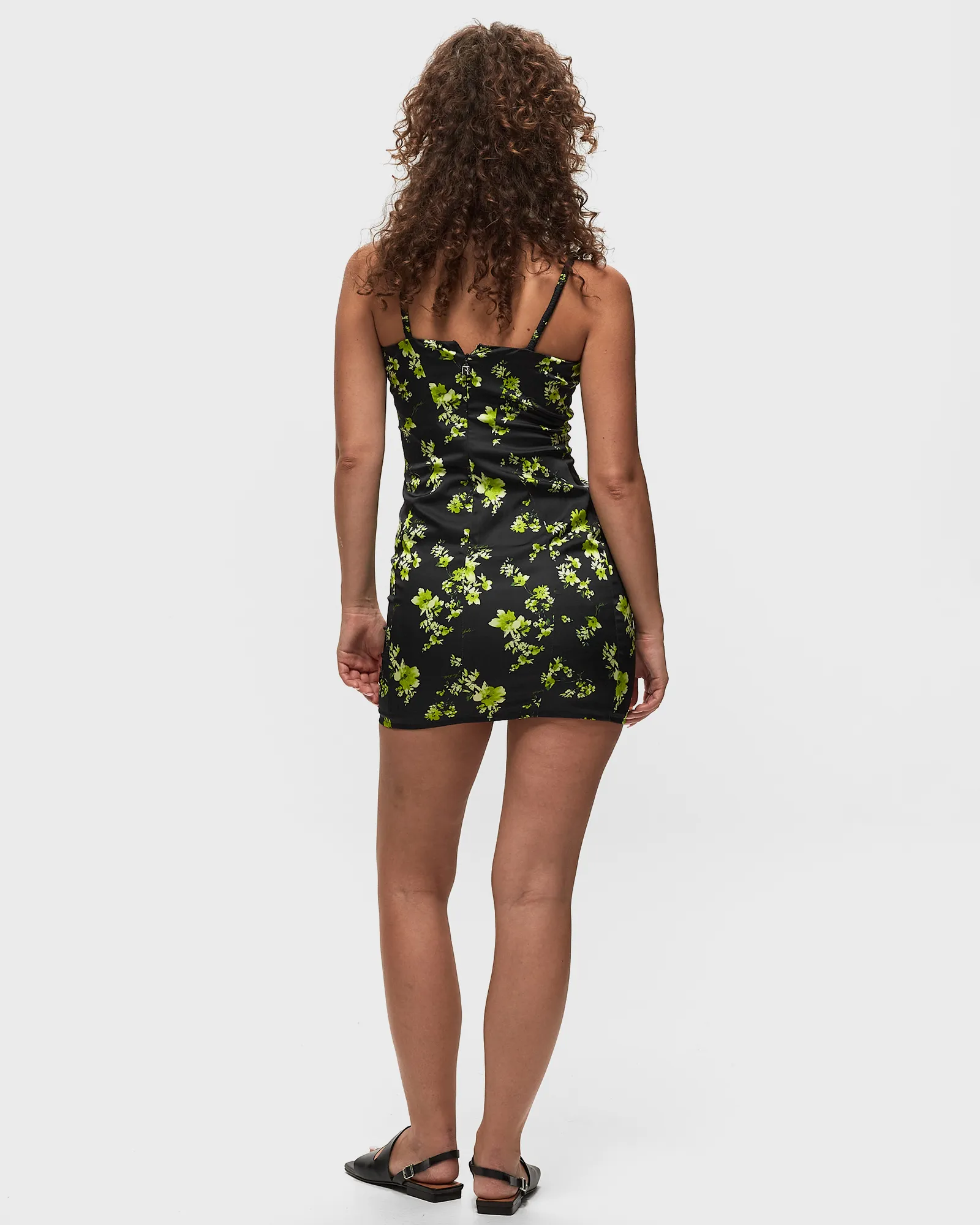 ROTATE Birger Christensen Fine Satin Mini Dress