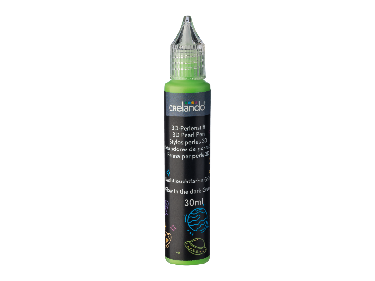 Glow-in-the-dark verf 4 x 30 ml