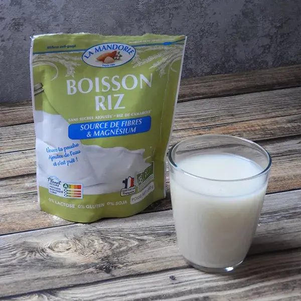 Bebida vegetal em pó de arroz orgânico La Mandorle 240g