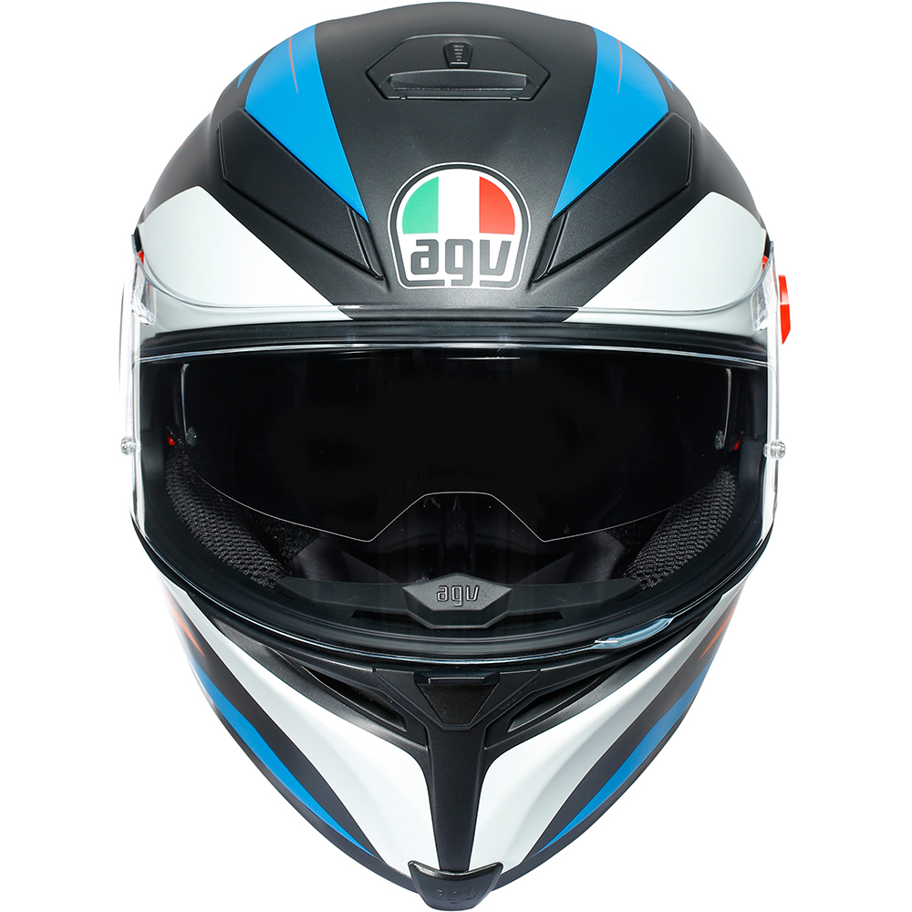 AGV - Casque K5 S Core Bleu / Blanc / Orange / Noir