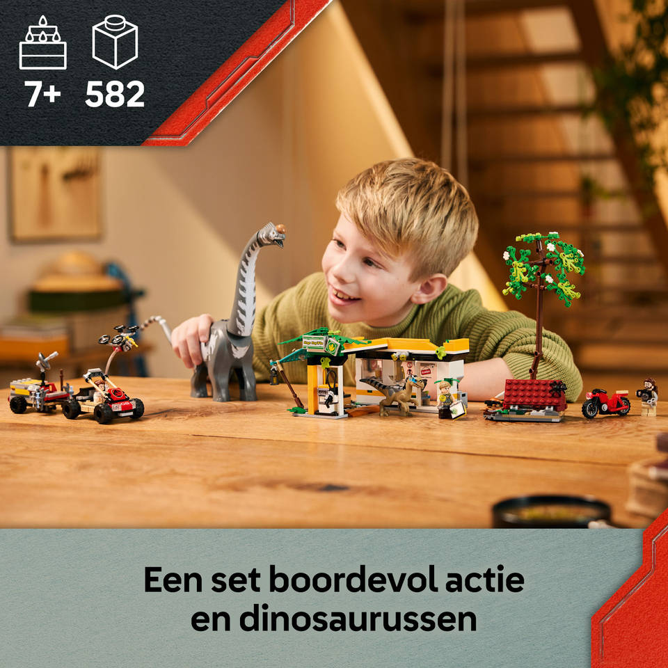 LEGO Jurassic World Raptor en Titanosaurus opsporingsmissie 76973