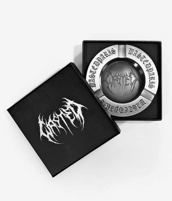Wasted Paris Ashtray Aschenbecher (silver metal)