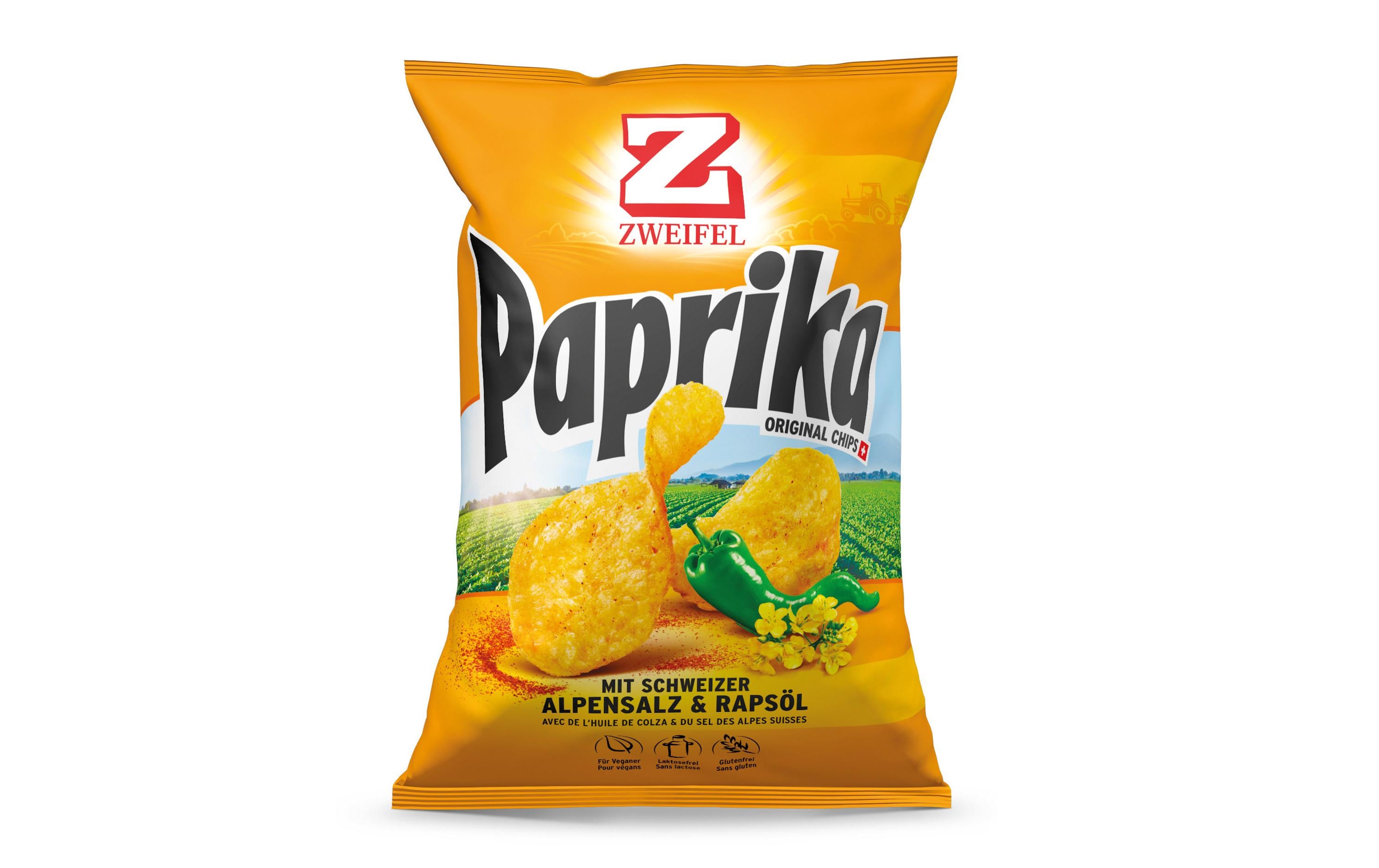 Chips Original Paprika 280 gKartoffel Chips mit rauchig-würzigem Geschmack