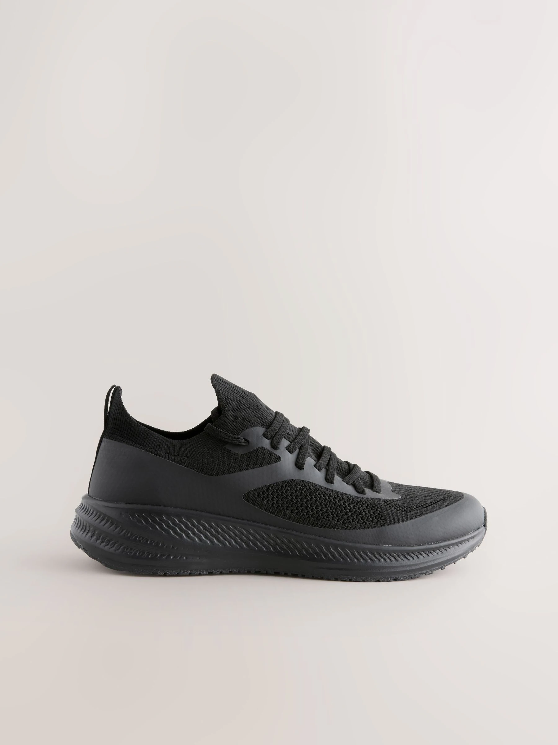 Zwart - Gebreide sneakers