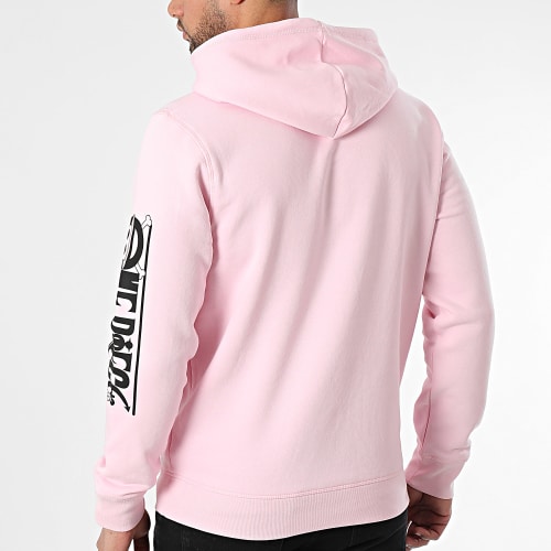 Sweat Capuche Mugiwara Colors Rose Noir