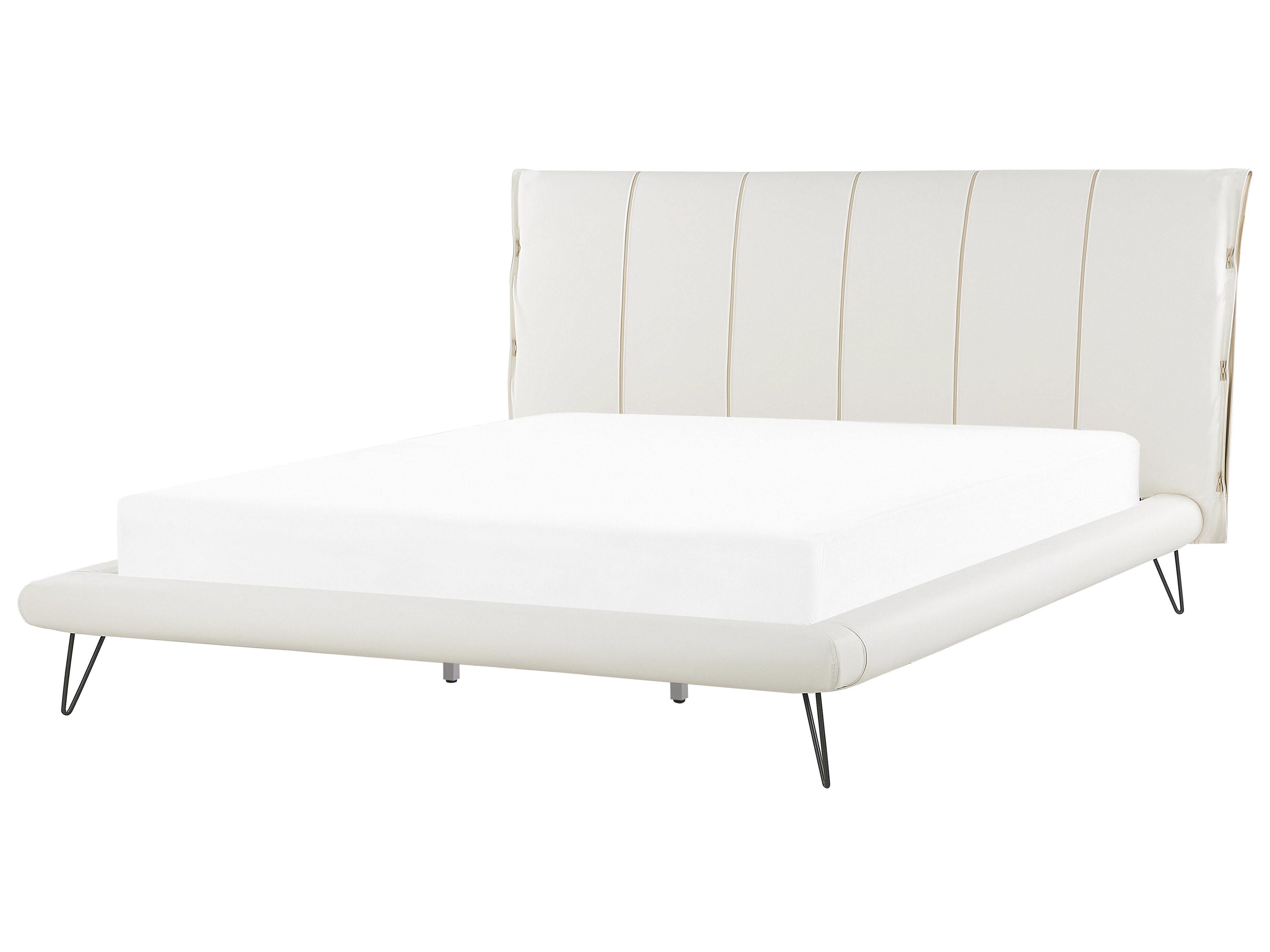 Bed Kunstleer BETIN 180 x 200 cm Lichtbeige