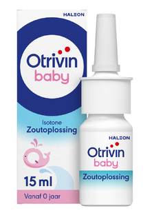 Otrivin Baby Zoutoplossing Neusspray bij een verstopte neus 15ML