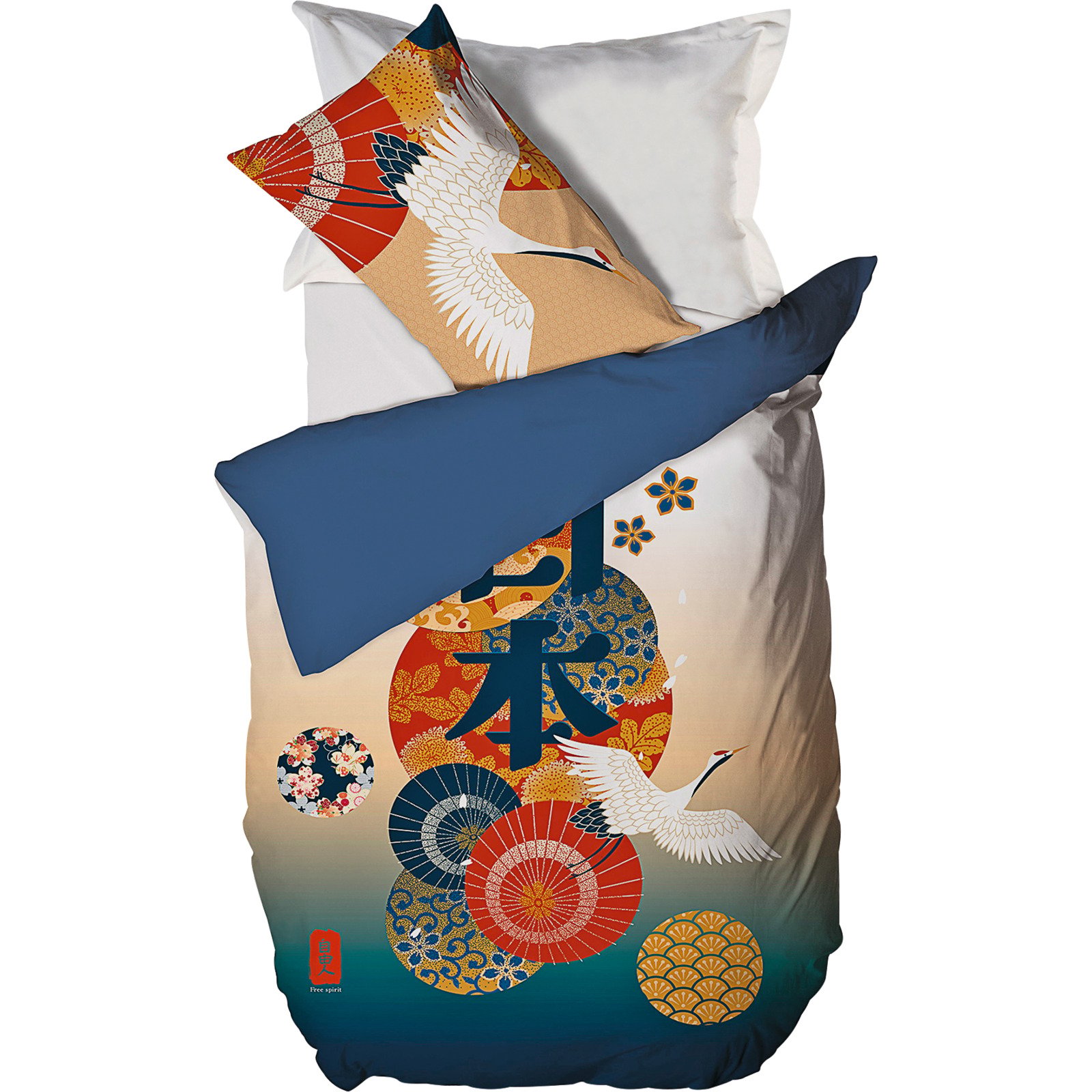 Bettwäsche mit japanischem Design