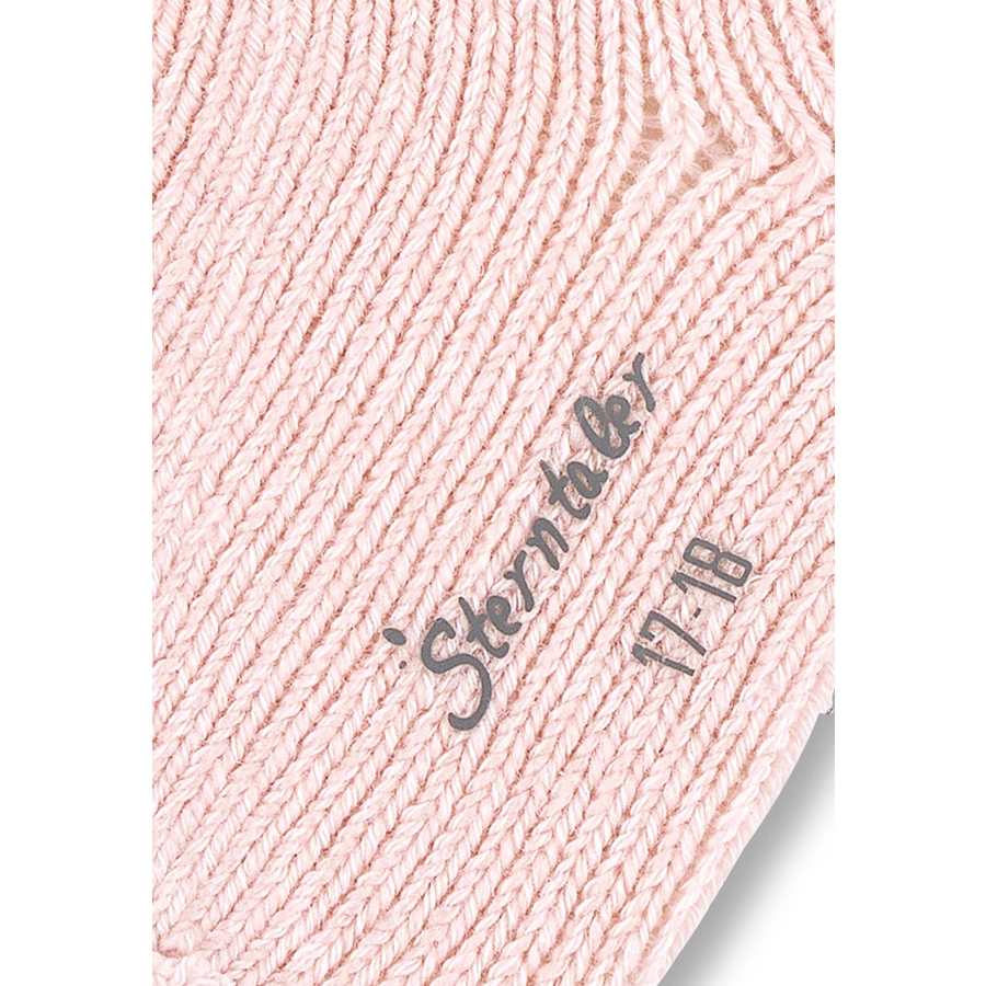 Sterntaler Söckchen Uni Wolle rosa
