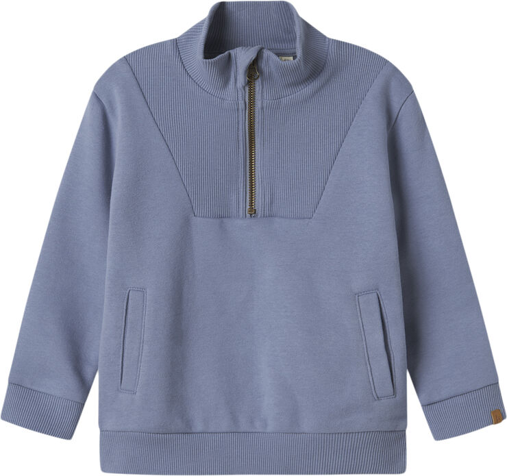 Lil' Atelier NMMILONDON RIO LS HALF ZIP SWEAT LI Troposphere