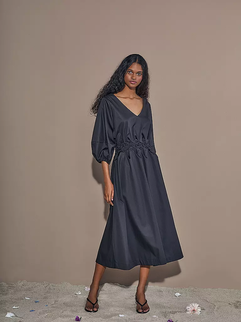 ARMARGENTUM Midikleid HELENE schwarz