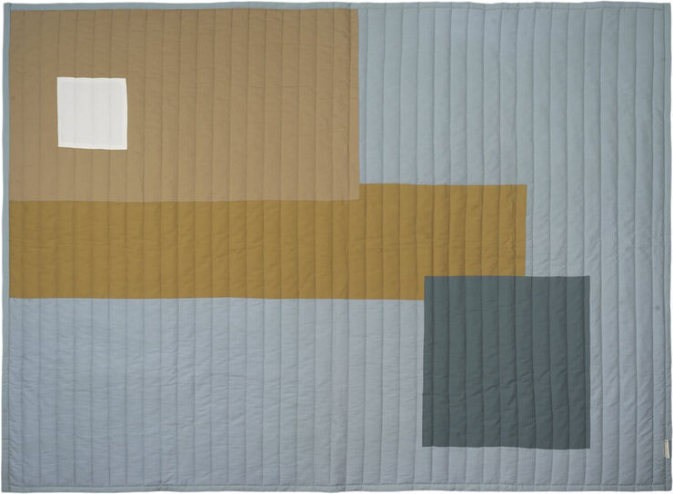 Fabelab Quilted Blanket Graphic - Cottage Blue Cottage blue