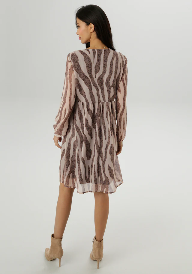 Aniston SELECTED Tunikakleid mit fantasievollem Animalprint allover - NEUE KOLLEKTION