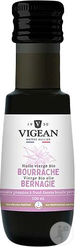 Vigean Huile De Bourrache Bio Flacon 100ml