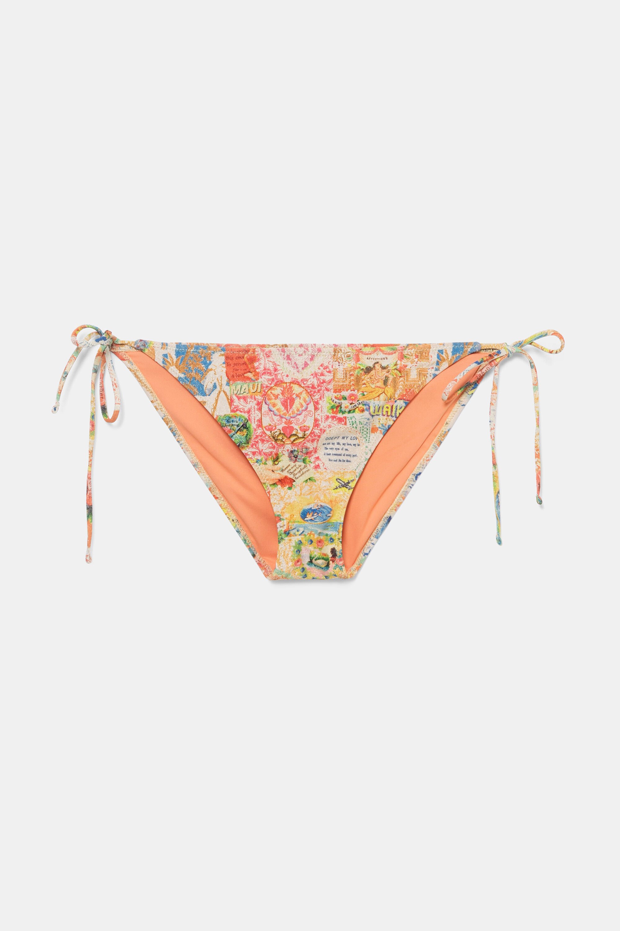 Culotte de bikini lurex