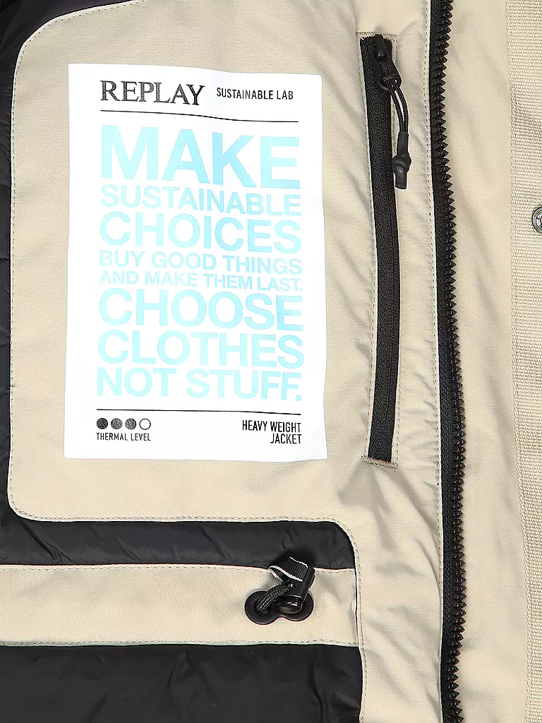 REPLAY Parka  beige