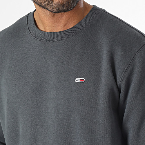 Sweat Crewneck Regular Fleece 9591 Gris Anthracite