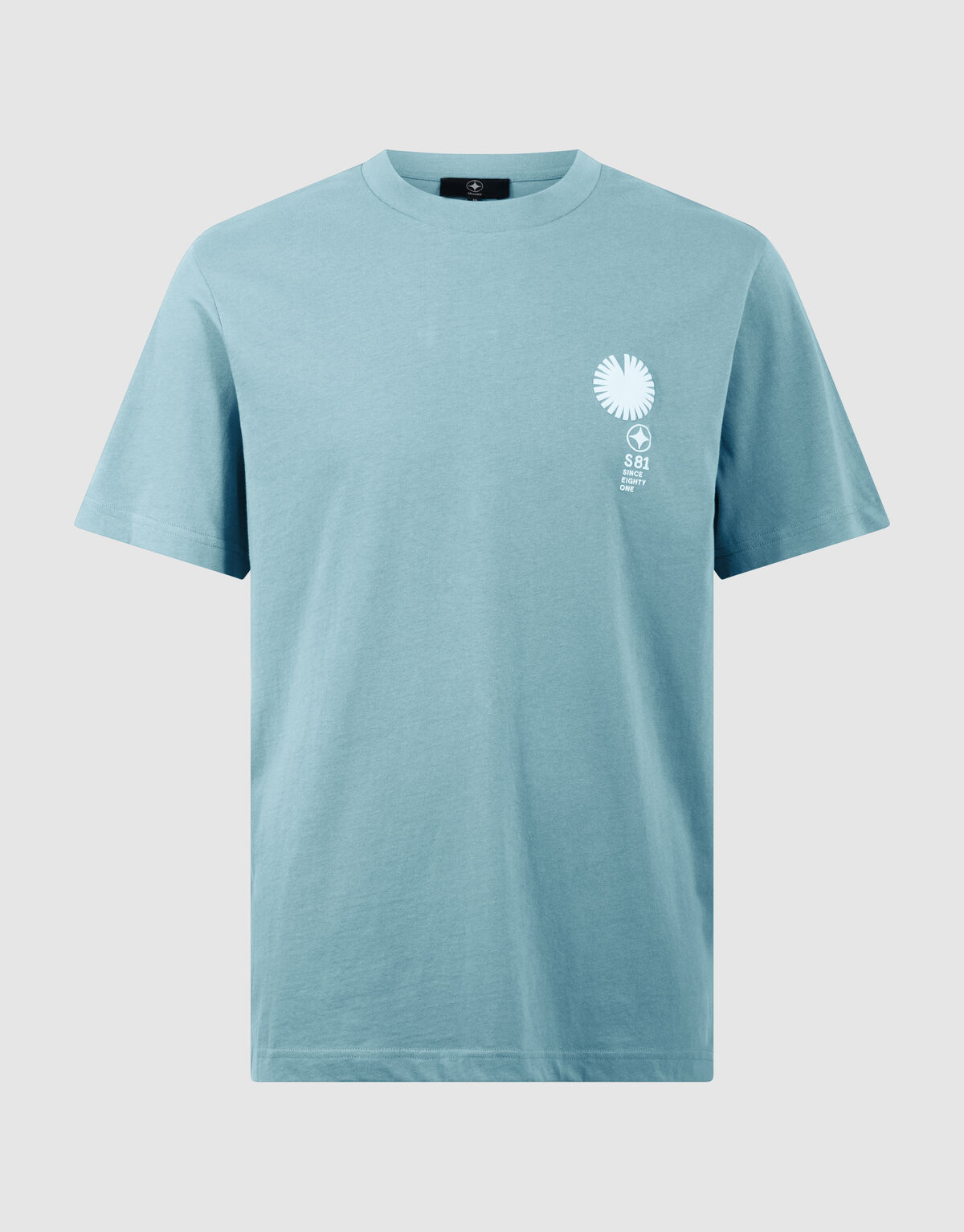 Radar Artwork T-shirt Lichtblauw