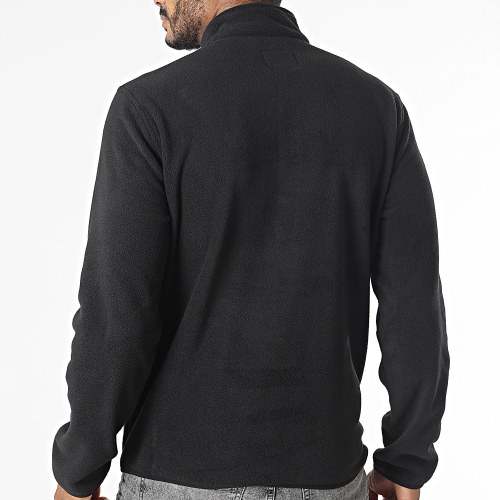 Veste Polaire Col Zippé Flame Fleece Noir