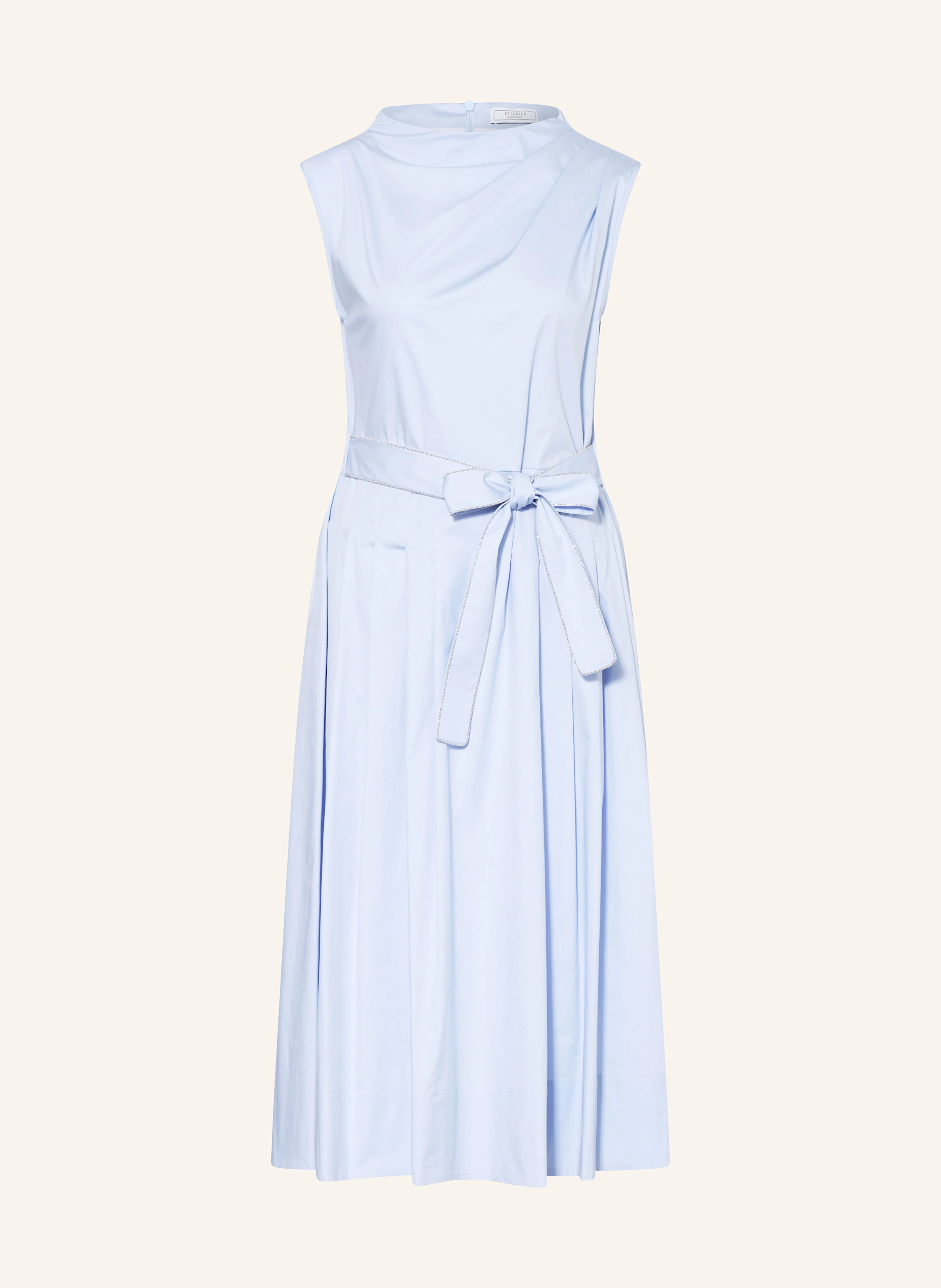 PESERICO Kleid mit Schmuckperlen