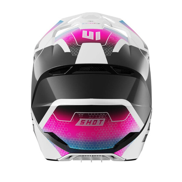 Shot - Casque enfant Furious Kid Phaser Blanc / Noir / Rose / Brillant