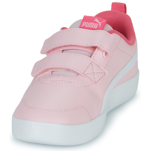 Puma - COURTFLEX V2 V PS - Rose / Blanc