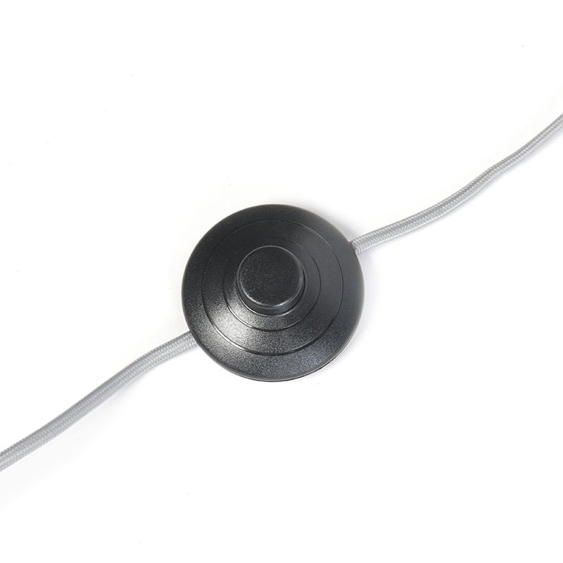 Moderne booglamp met grijze kap - Bend