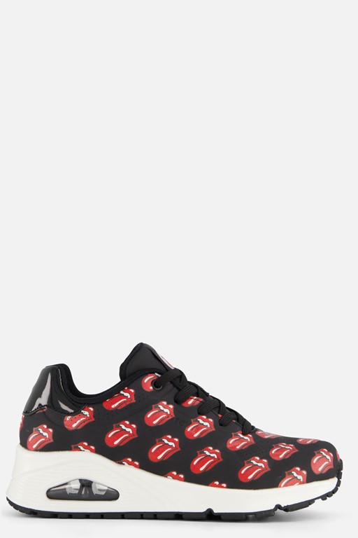 Skechers Uno Rolling Stones Sneakers zwart