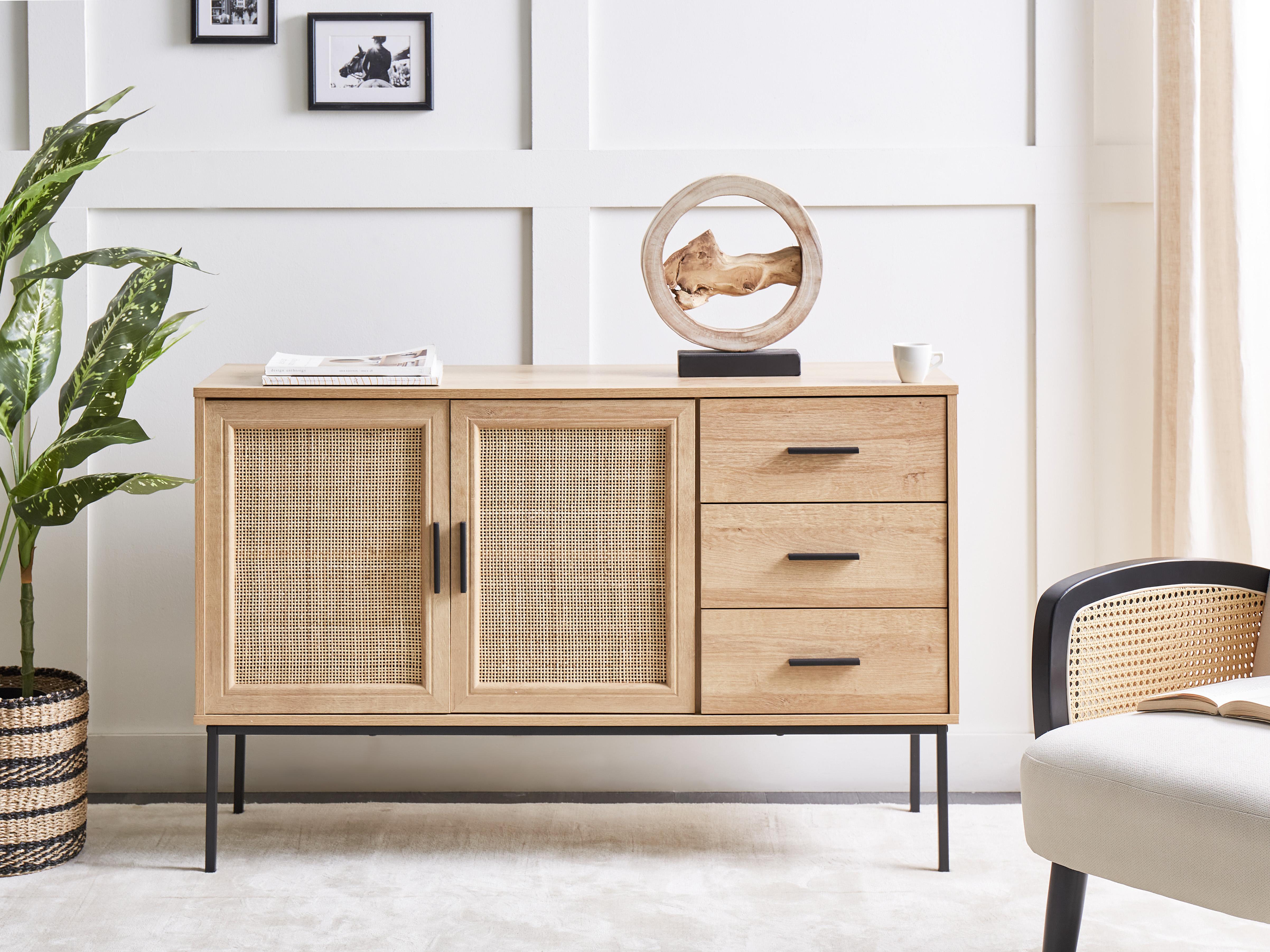 Dressoir met 2 deuren PASCO Lichtbruin