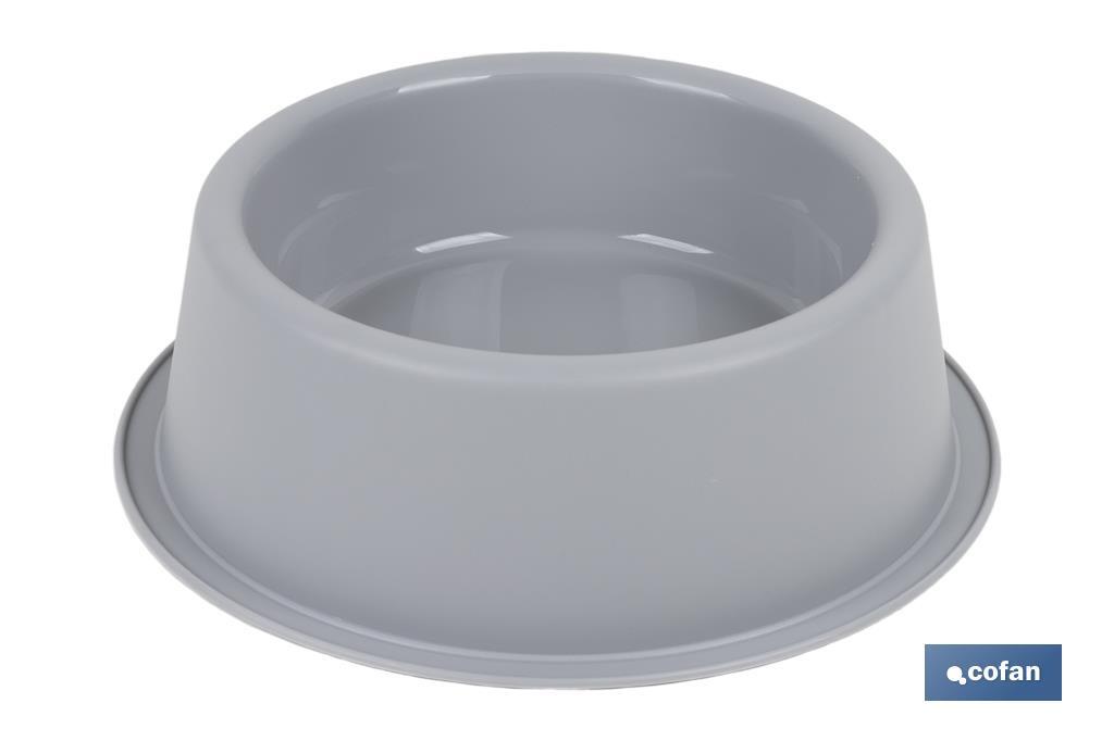 Alimentador para animais de estimação | Cinza | Dimensões: 24,5 cm x 7,5 cm | 6 unidades
