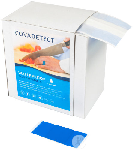 Covadetect Pansement Bleu Détectable 5m x 6cm Imperméable 1 Pièce (065w)