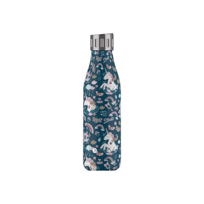 Les Artistes Paris - Gourde Bouteille isotherme 500 ml - Licorne - acier inoxydable