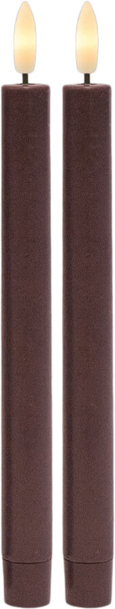 Sirius Sille Genopladelig Krone 2 styk sæt, Ø2cmxH25cm, Bordeaux