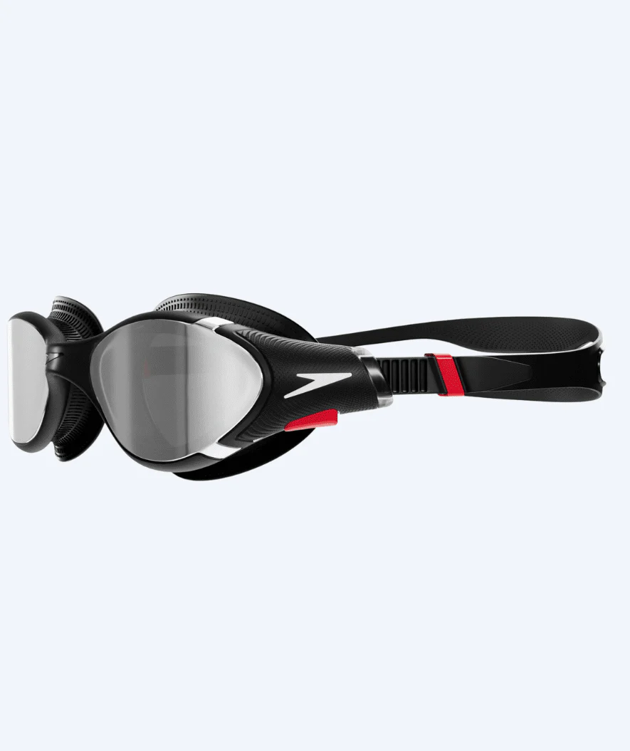 Speedo motions svømmebriller - Biofuse 2.0 Mirror - Sort/sølv