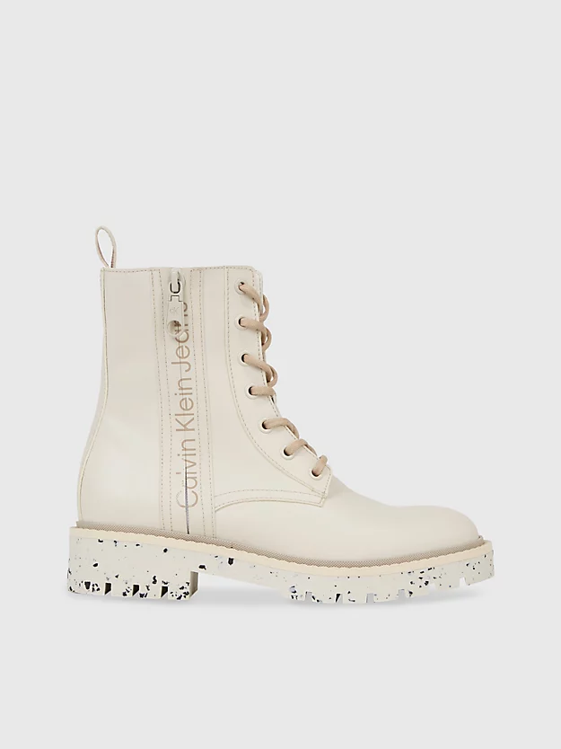 Botas de couro sintético