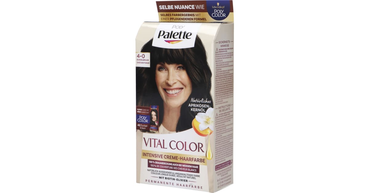 Schwarzkopf Poly Vital Color Dunkelbraun