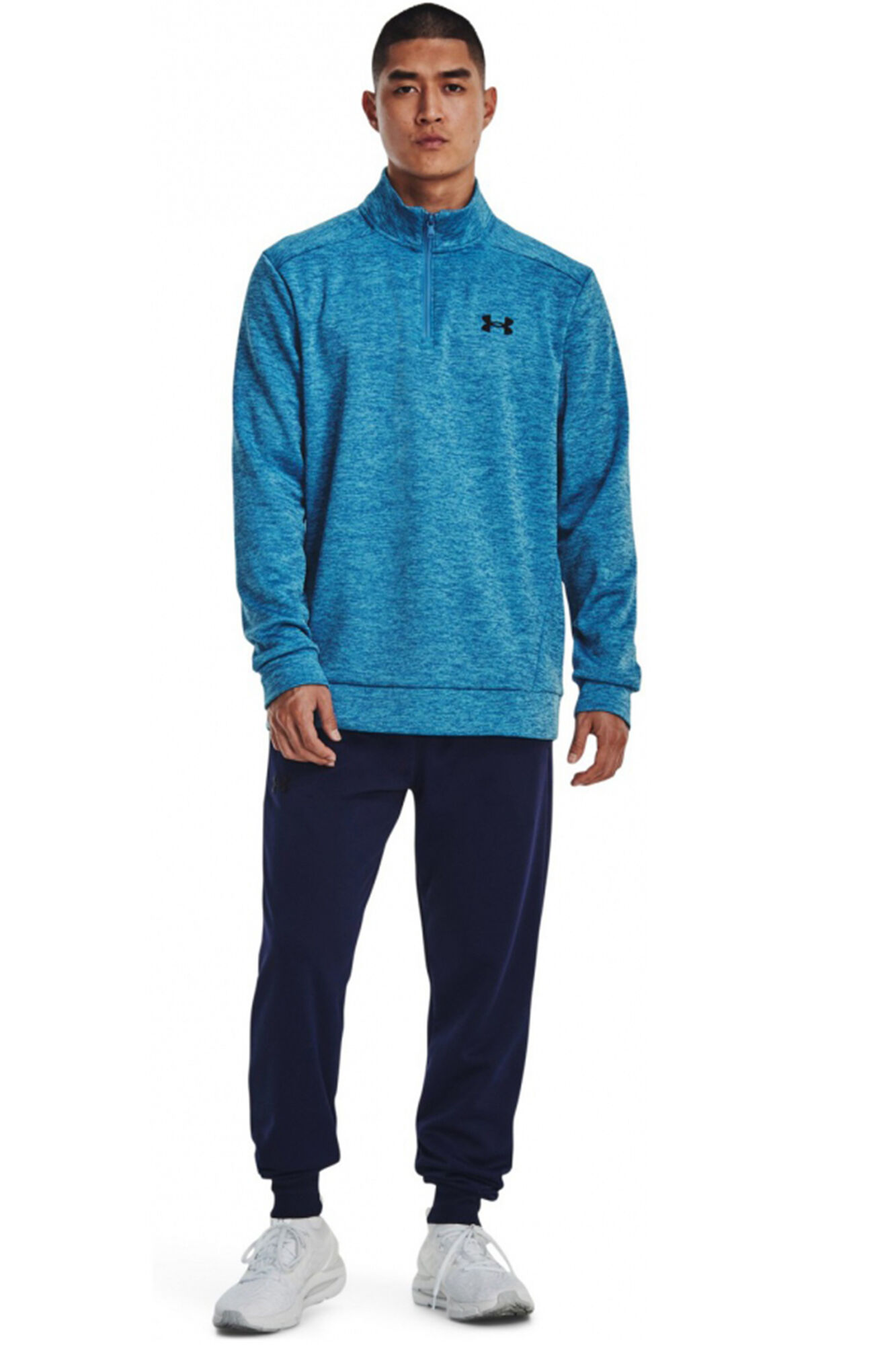 Casaco de lã polar Under Armour com fecho de correr - Turquesa