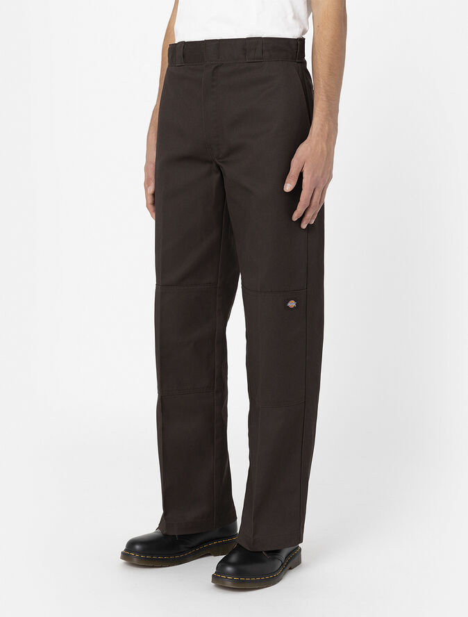 Dickies DOUBLE KNEE REC DARK BROWN Dark brown