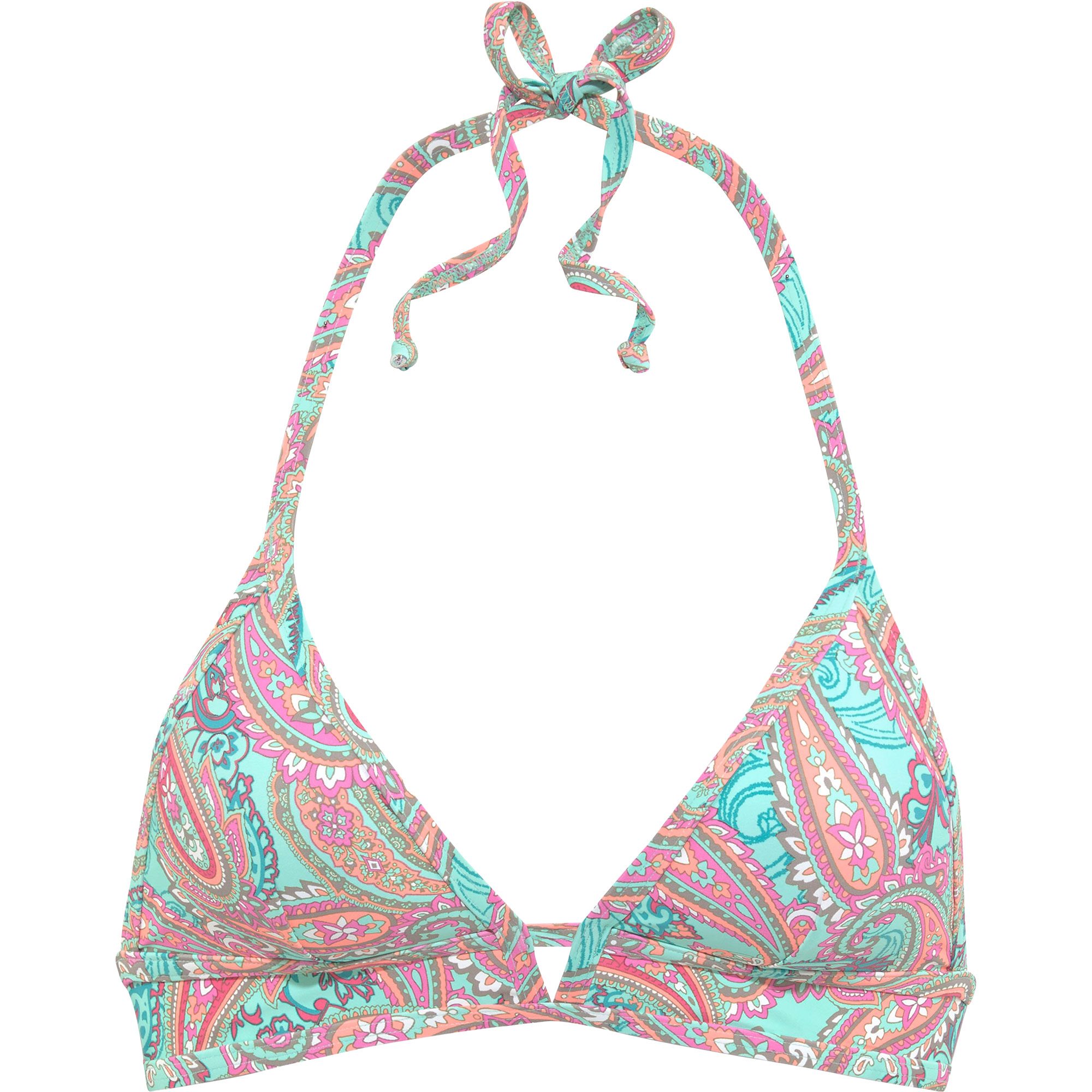 Lascana Triangel-Top Damen paisleydruck mint