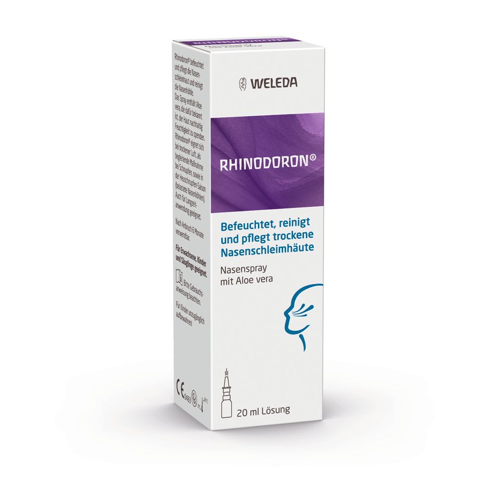 Rhinodoron® Nasenspray bei trockener Nasenschleimhaut und Schnupfen
