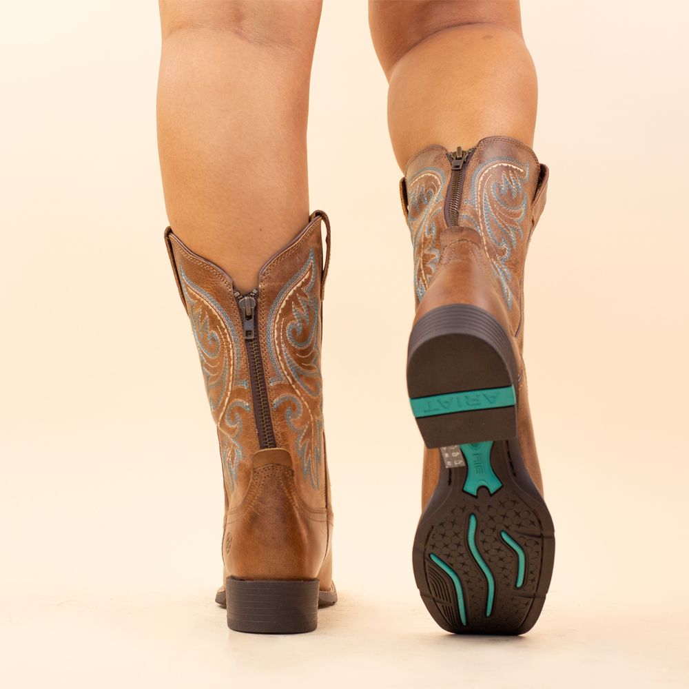 Ariat cowboylaarzen Back Zip bruin