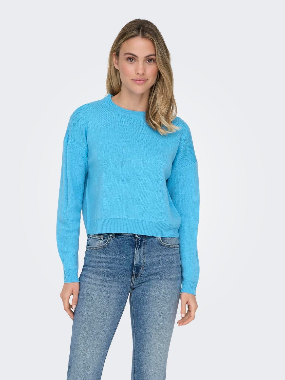 ONLBETTY Strickpullover Blue Mist