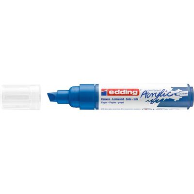 Edding 5000 - Marqueur acrylique - bleu gentiane